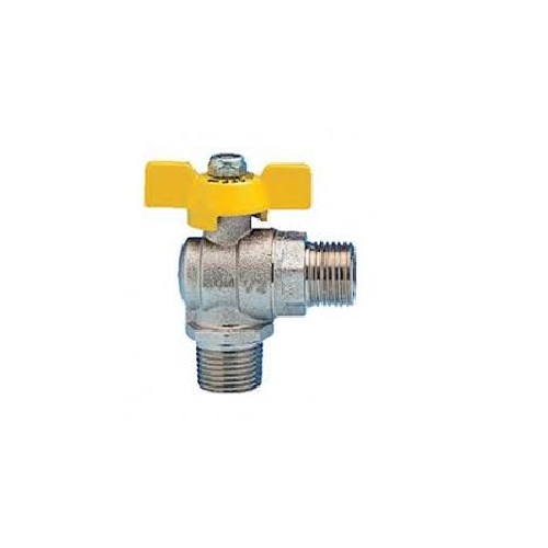 Valvola gas squadra 1/2 x 1/2 MM