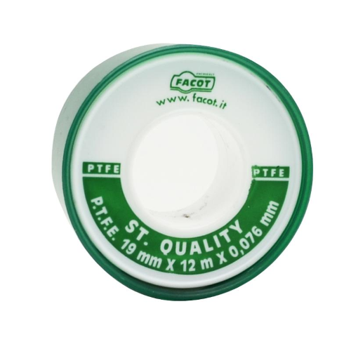 NASTRO PTFE Teflon STANDARD QUALITY 12mm x 12m   FACOT