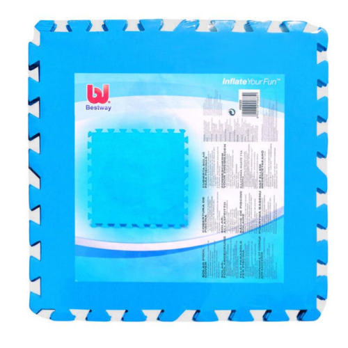 TAPPETO PROTEZIONE PISCINA 8 mattonelle 50 x 50 cm BESTWAY