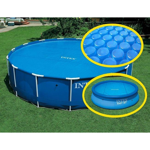 COPRIPISCINA CIRCOLARE TERMICO SOLARE 244 cm   INTEX