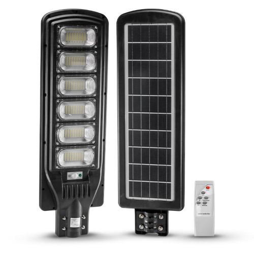 Lampione stradale a led solare BORMANN BLF3600 300W, impermeabile con pannello fotovoltaico 4,5V incorporato